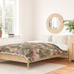 Elegance of Flamingos Duvet Cover Gallery Image 2