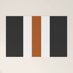 Accent (Black & Rust) Welcome Mat Gallery Image 1