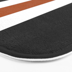 Accent (Black & Rust) Bath Mat Gallery Image 3