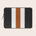 Accent (Black & Rust) Laptop Sleeve Gallery Image 1