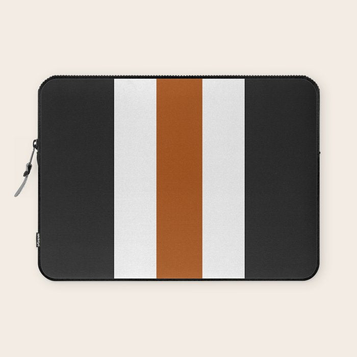 Accent (Black & Rust) Laptop Sleeve Gallery Image 1