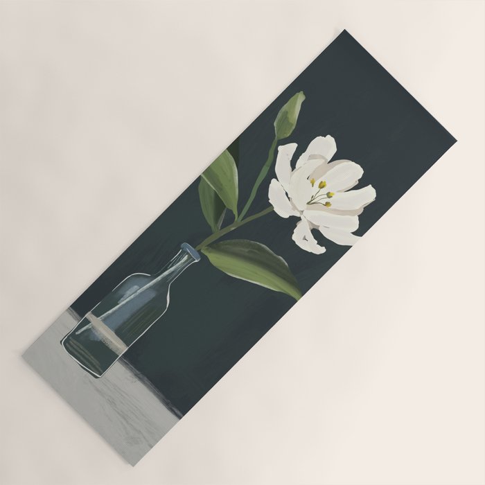 A flower in a vase Yoga Mat Gallery Image 1