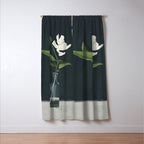 A flower in a vase Window Curtain Gallery Image 3