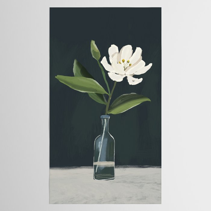 A flower in a vase Tablecloth Gallery Image 2