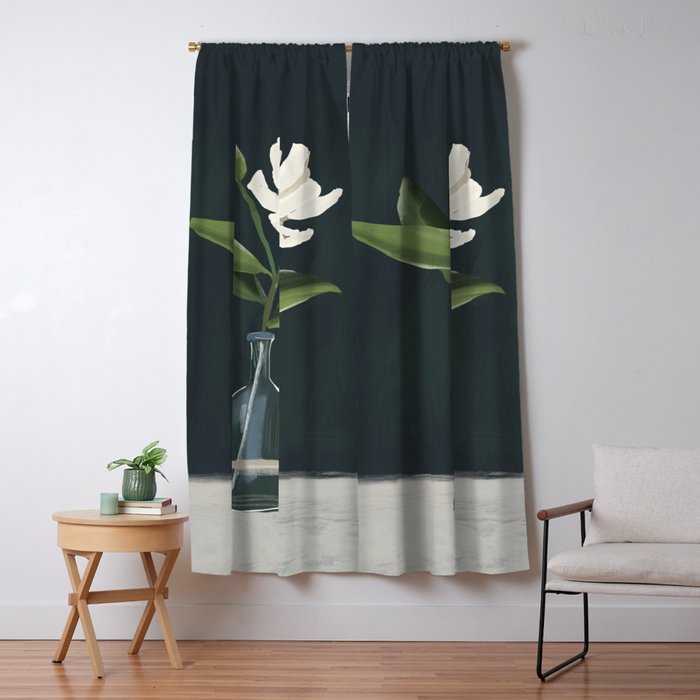 A flower in a vase Window Curtain Gallery Image 5