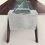 A flower in a vase Table Runner Gallery Image 1