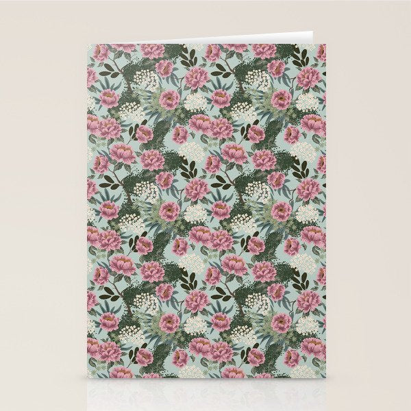 Rosewood Cottage Light  Stationery Card Gallery Image 2