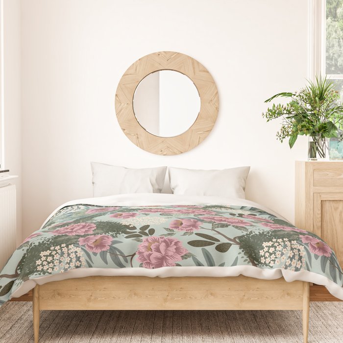 Rosewood Cottage Light  Duvet Cover Gallery Image 3