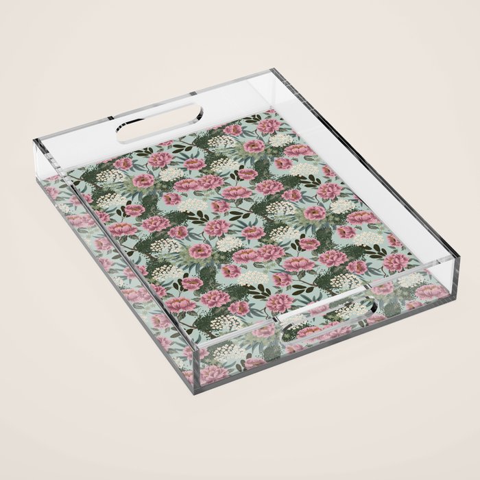 Rosewood Cottage Light  Acrylic Tray Gallery Image 1