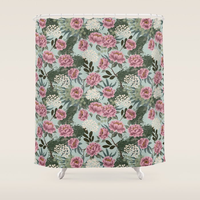 Rosewood Cottage Light  Shower Curtain Gallery Image 1