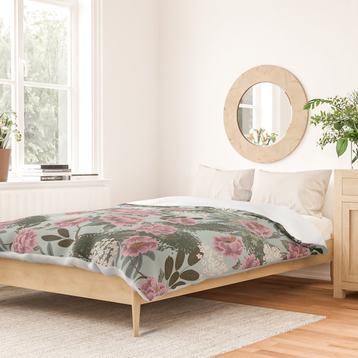 Rosewood Cottage Light  Duvet Cover Gallery Image 2
