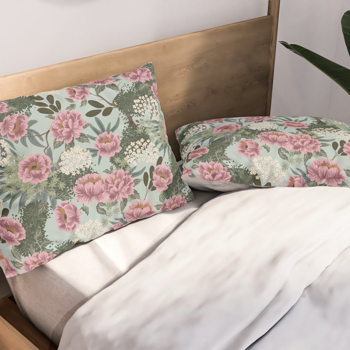 Rosewood Cottage Light  Pillow Sham Gallery Image 2