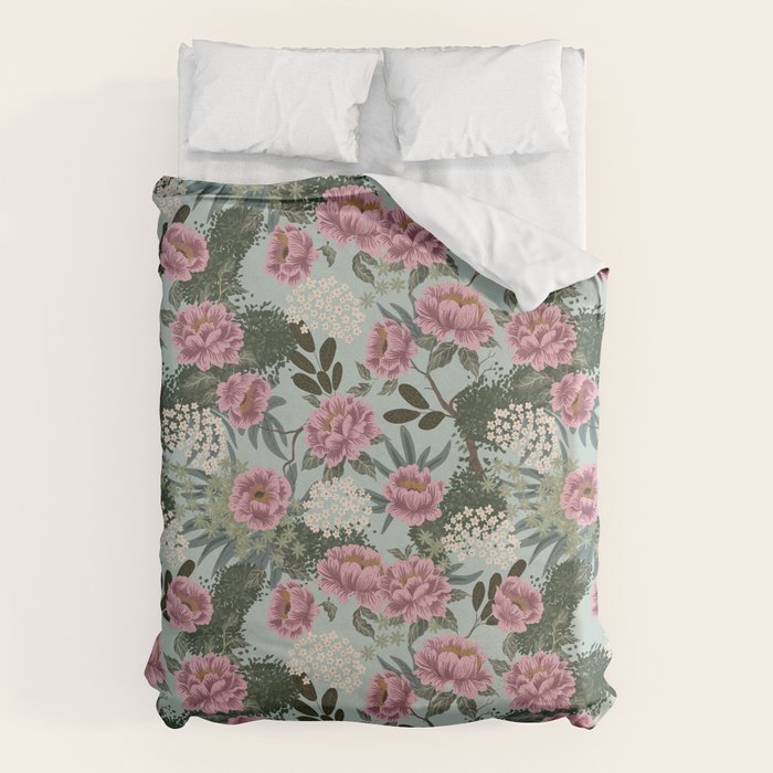 Rosewood Cottage Light  Duvet Cover Gallery Image 1