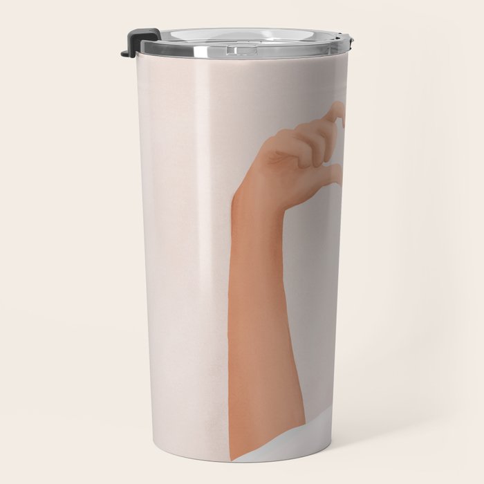 Hand Heart Travel Mug Gallery Image 3
