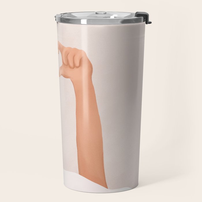 Hand Heart Travel Mug Gallery Image 2
