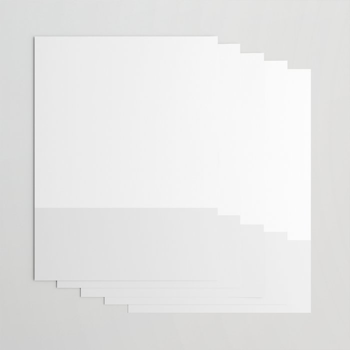 White and Pale Gray Minimalist Color Block Wrapping Paper Gallery Image 3