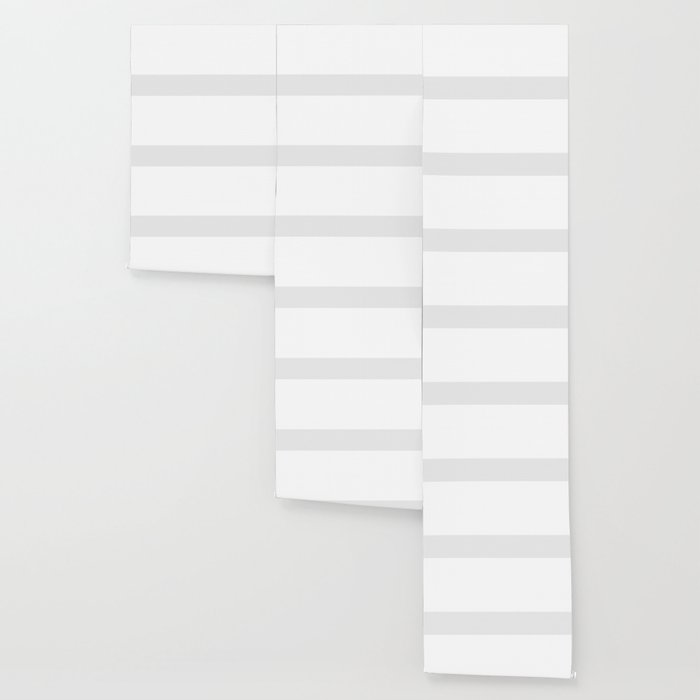 White and Pale Gray Minimalist Color Block Wallpaper Gallery Image 3