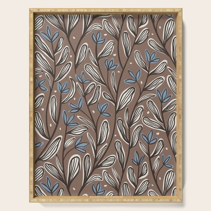 Autumn Florals #1 Serving Tray Gallery Image 1
