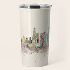 chicago skyline Travel Mug Gallery Image 1