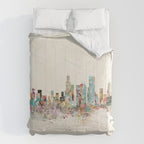 chicago skyline Comforter Gallery Image 6