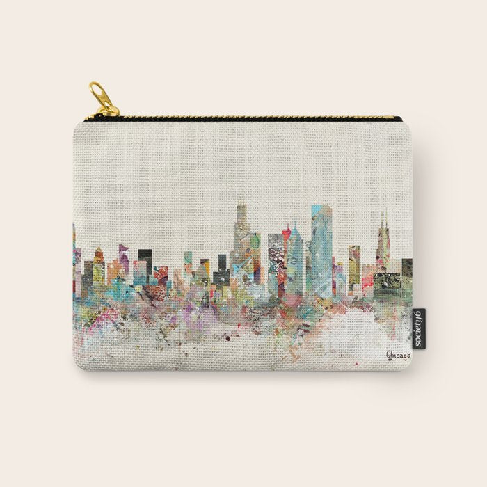 chicago skyline Carry All Pouch Gallery Image 1
