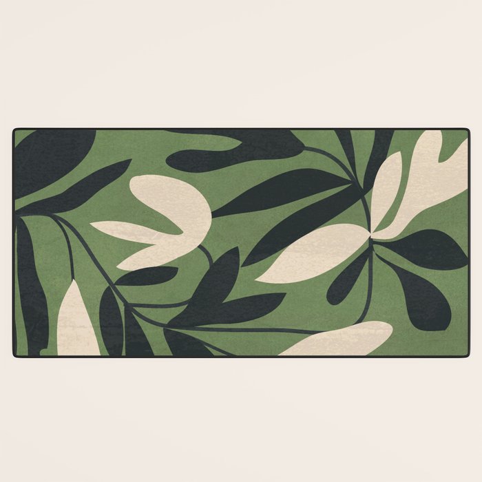 Minimal Abstract Plant Growth Desk Mat Gallery Image 3