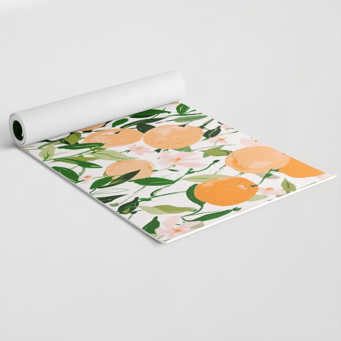 Spring Clementines Yoga Mat Gallery Image 2