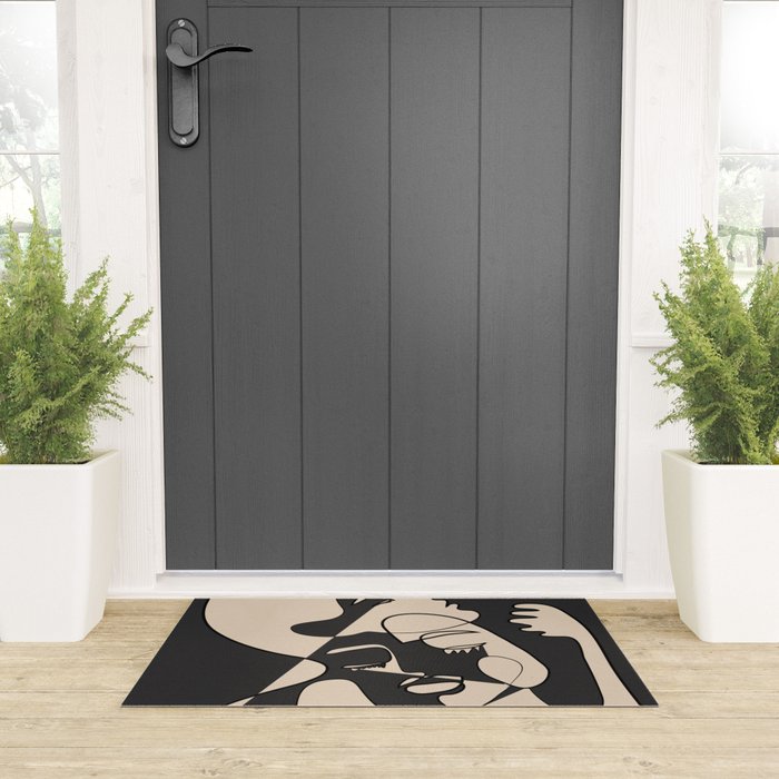 Abstract Faces 13 Welcome Mat Gallery Image 3