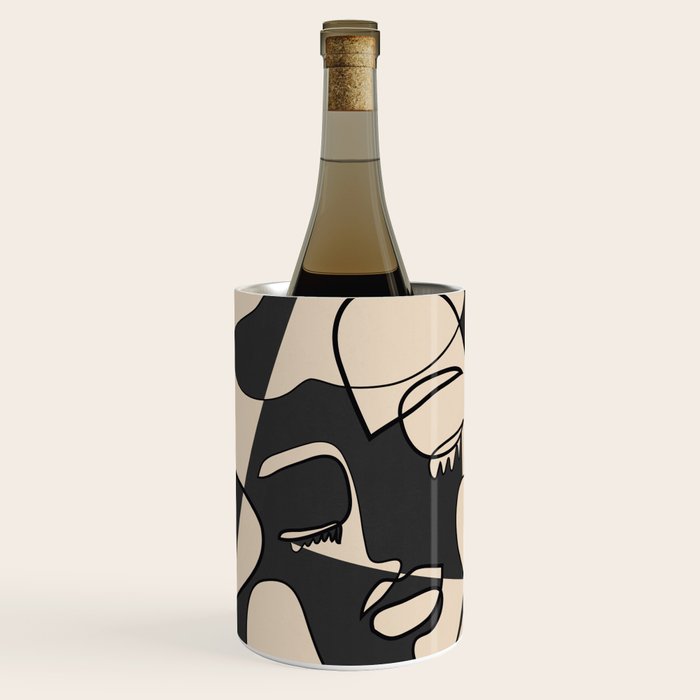 Abstract Faces 13 Wine Chiller Gallery Image 1