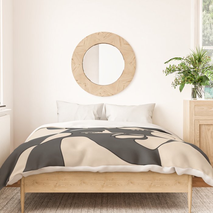 Abstract Faces 13 Duvet Cover Gallery Image 3
