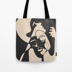 Abstract Faces 13 Tote Bag Gallery Image 1