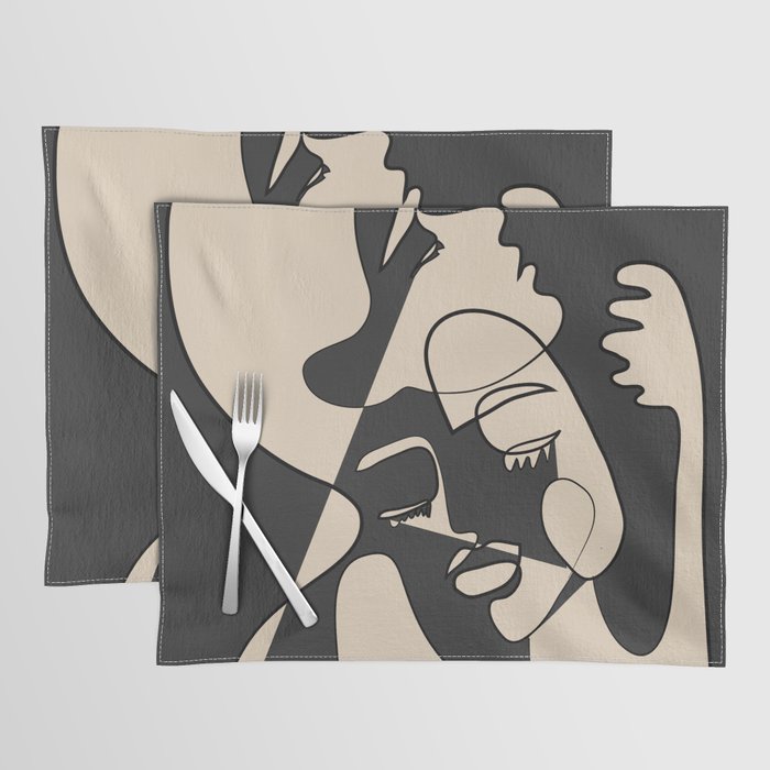Abstract Faces 13 Placemat Gallery Image 1