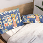 Charming French Cheese Shop Pillow Sham Gallery Image 2