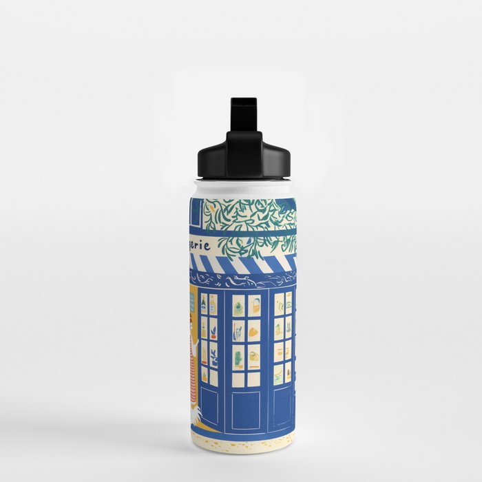 Charming French Cheese Shop Water Bottle Gallery Image 2