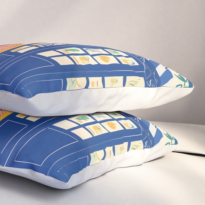 Charming French Cheese Shop Pillow Sham Gallery Image 3