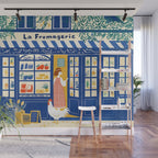 Charming French Cheese Shop Wall Mural Gallery Image 1