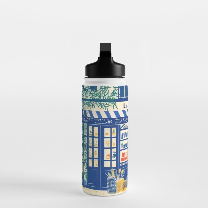 Charming French Cheese Shop Water Bottle Gallery Image 3