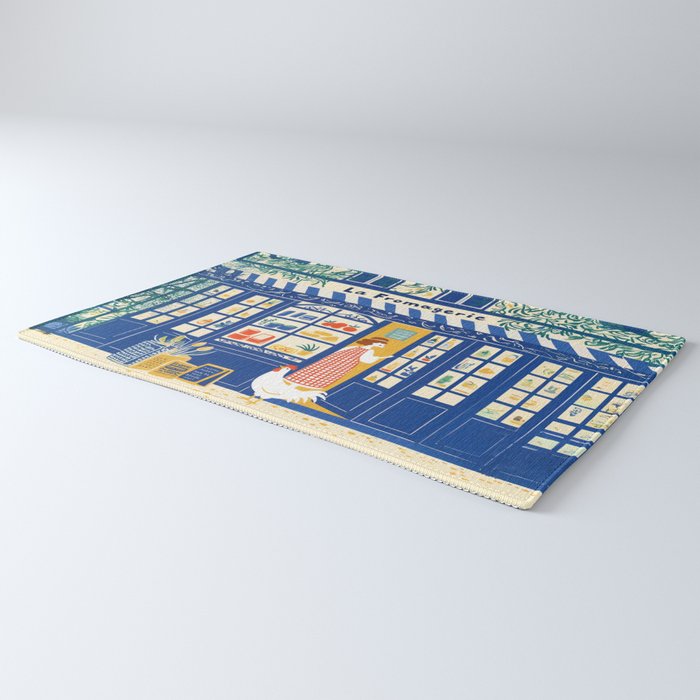 Charming French Cheese Shop Rug Gallery Image 3