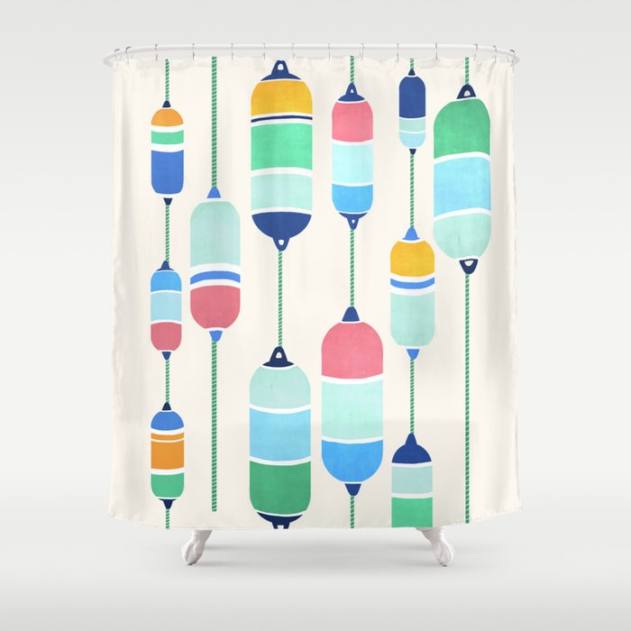 Oh Buoy! Shower Curtain Gallery Image 1