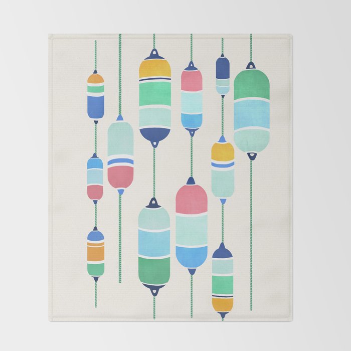 Oh Buoy! Throw Blanket Gallery Image 2