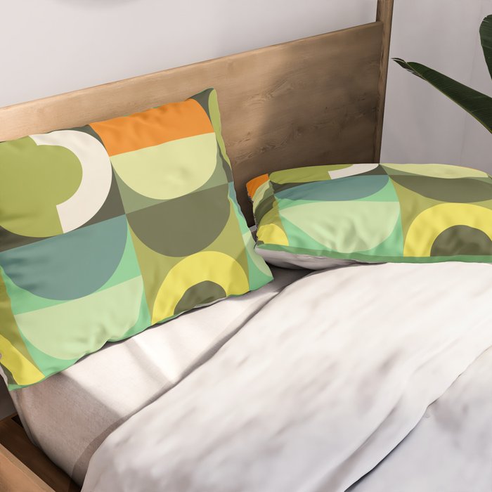 Modern Geometric 90A Pillow Sham Gallery Image 2