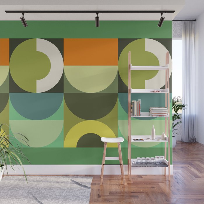 Modern Geometric 90A Wall Mural Gallery Image 1