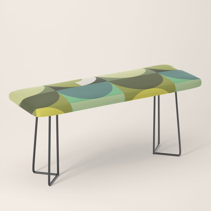 Modern Geometric 90A Bench Gallery Image 1