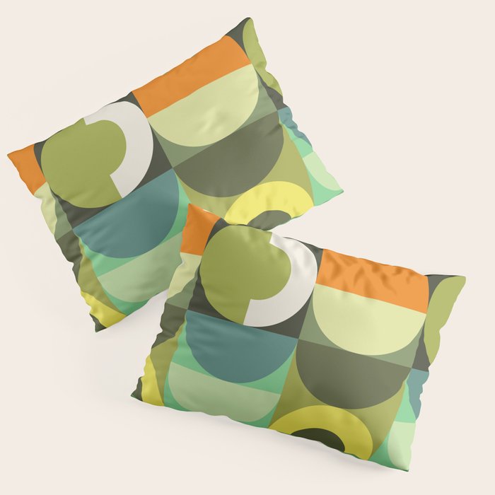 Modern Geometric 90A Pillow Sham Gallery Image 3