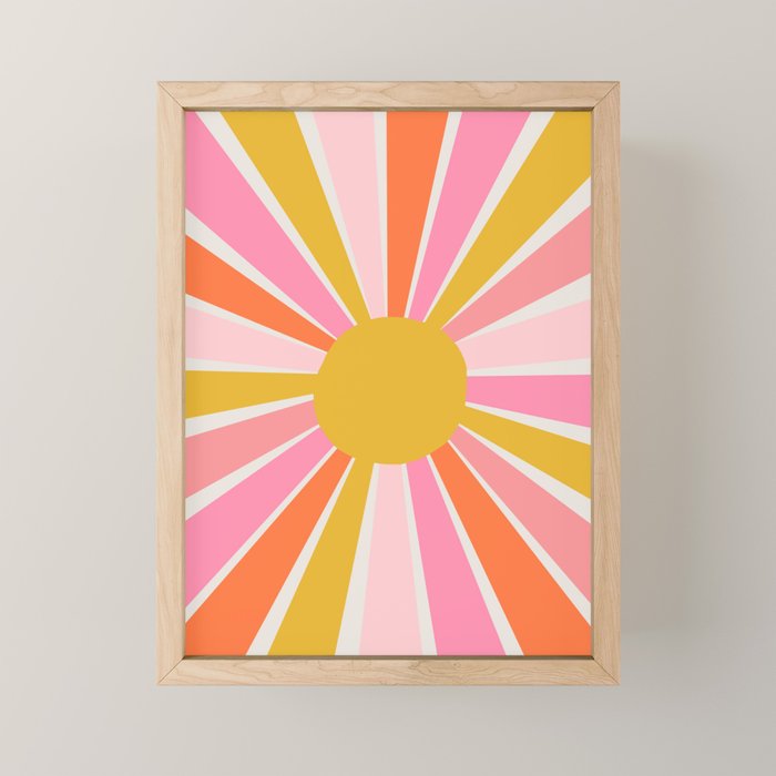 Sunshiny day - bright Mini Art Print Gallery Image 1