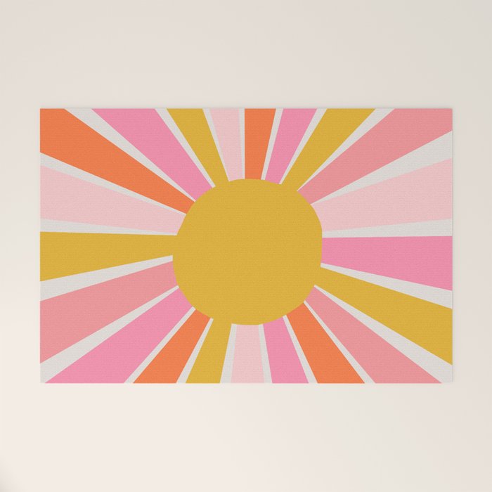 Sunshiny day - bright Welcome Mat Gallery Image 1