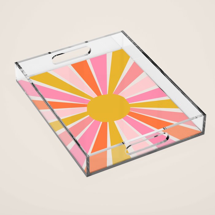 Sunshiny day - bright Acrylic Tray Gallery Image 1