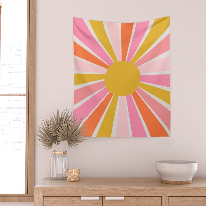 Sunshiny day - bright Wall Tapestry Gallery Image 2