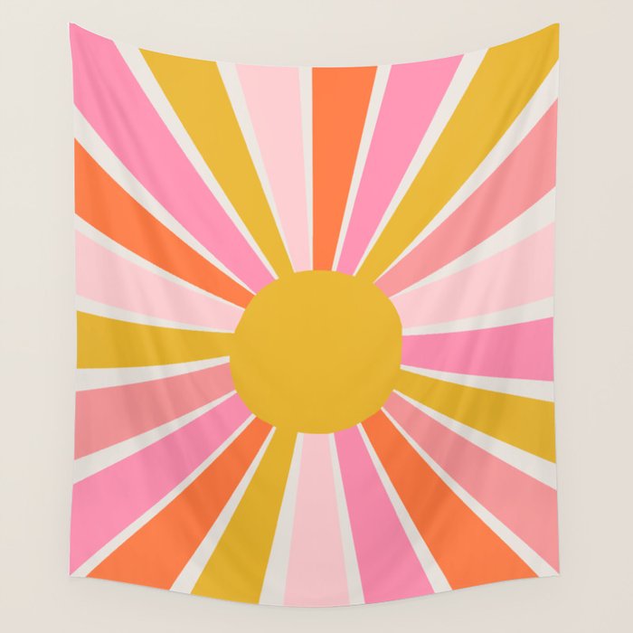 Sunshiny day - bright Wall Tapestry Gallery Image 1