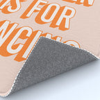 This Kitchen Is For Dancing (Peach Orange) Rug Gallery Image 4